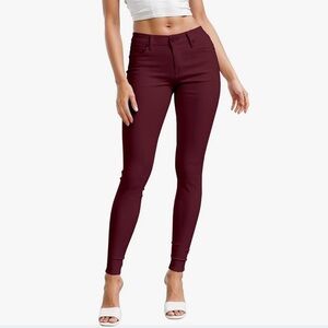 Hybrid & Company Womens Hyper Ultra Stretch Comfy Skinny Leg Work Casual Pant XL